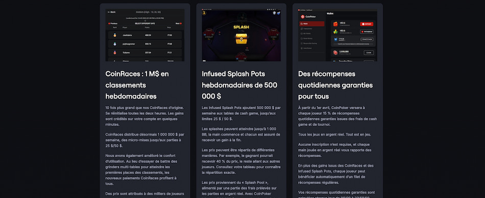 Les promotions régulières